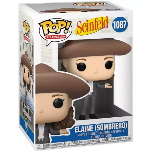 Funko Pop! Elaine (Sombrero) #1087 Seinfeld Television Box
