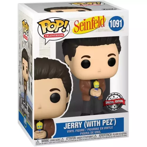 Funko Pop! Jerry (with PEZ) #1091 Seinfeld Television Box