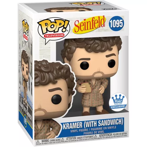 Funko Pop! Kramer (with Sandwich) #1095 Seinfeld Television Box