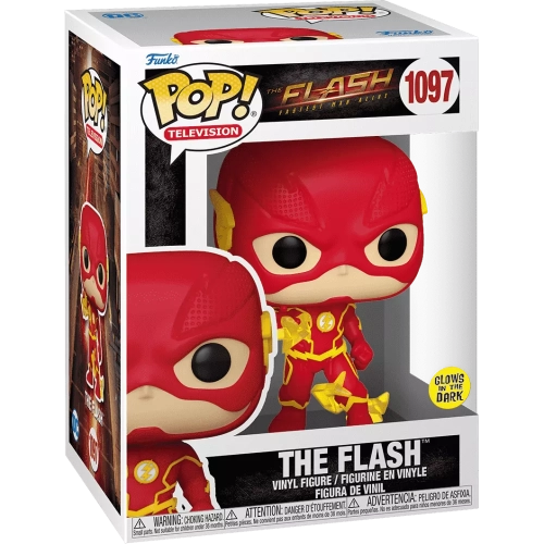 Funko Pop! The Flash #1097 Glows in the Dark The Flash Fastest Man Alive Box