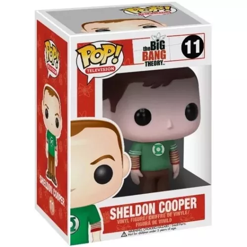 Funko Pop! Sheldon Cooper #11 Green Lantern Shirt The Big Bang Theory Box