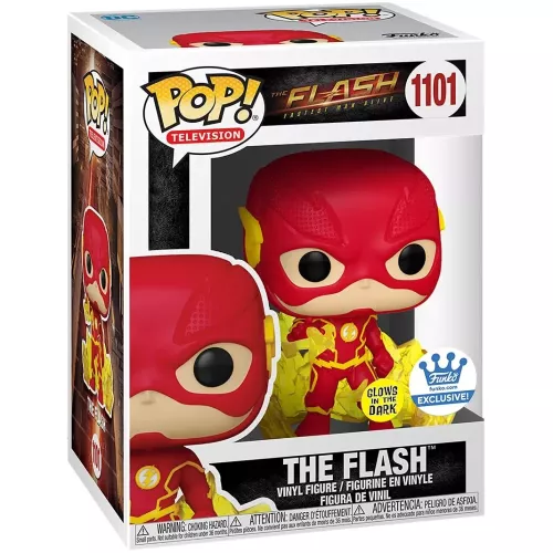 Funko Pop! The Flash #1101 Lightning Glows in the Dark Box