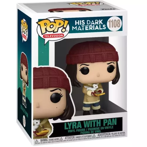 Funko Pop! Lyra with Pan #1108 His Dark Materials Television Box