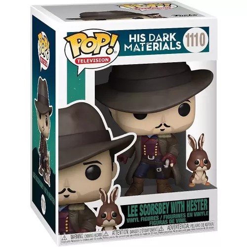 Funko Pop! Lee Scorsbey with Hester #1110 His Dark Materials Box