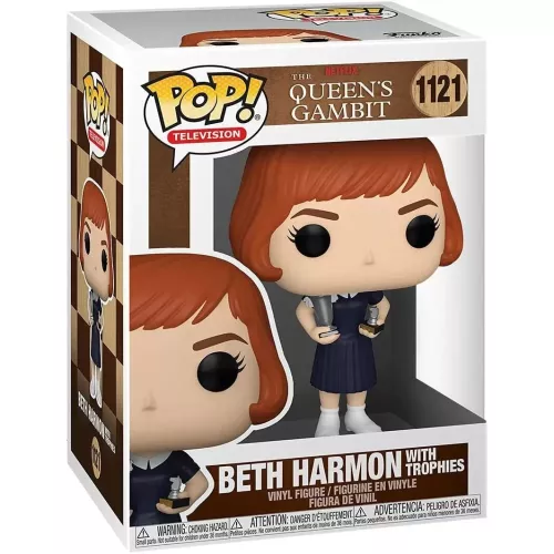 Funko Pop! Beth Harmon with Trophies #1121 Netflix The Queen's Gambit Box