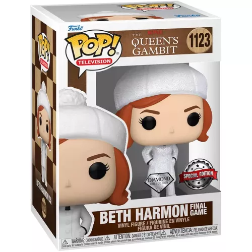 Funko Pop! Beth Harmon Final Game #1123 Diamond Collection Box