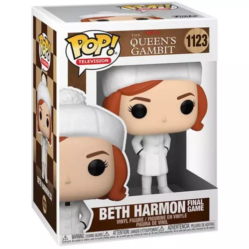 Funko Pop! Beth Harmon Final Game #1123 Netflix The Queen's Gambit Box