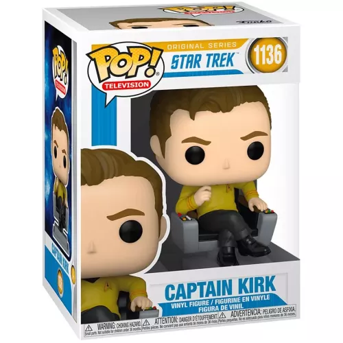 Funko Pop! Captain Kirk #1136 Original Series Star Trek Box