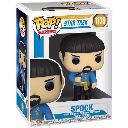 Funko Pop! Spock #1139 Mirror Mirror Outfit Original Series Star Trek Box