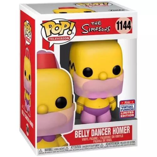 Funko Pop! Belly Dancer Homer #1144 The Simpsons Television Box