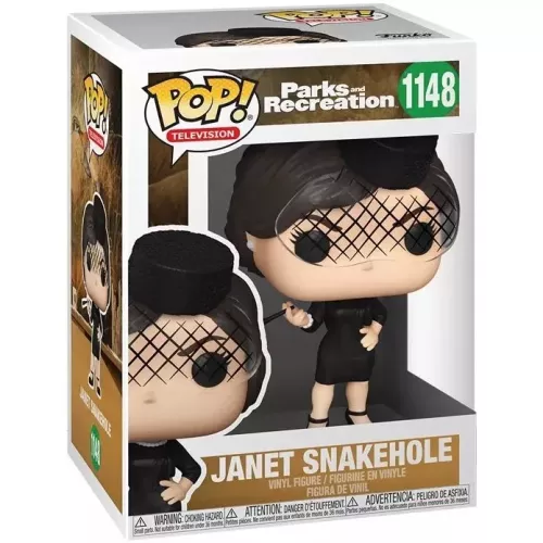 Funko Pop! Janet Snakehole #1148 Parks and Recreation Box