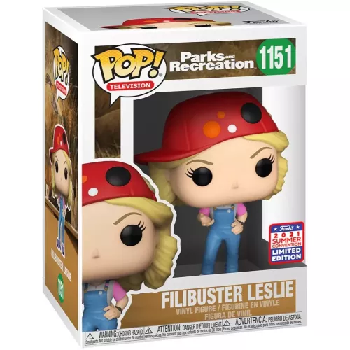 Funko Pop! Filibuster Leslie #1151 Parks and Recreation Box