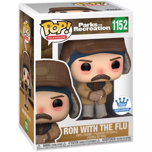 Funko Pop! Ron with the Flu #1152 Parks and Recreation Box
