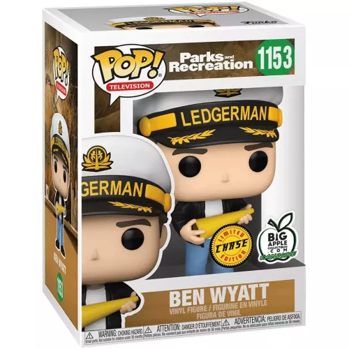 Funko Pop! Ben Wyatt #1153 The Cones of Donshire Ledgerman Box