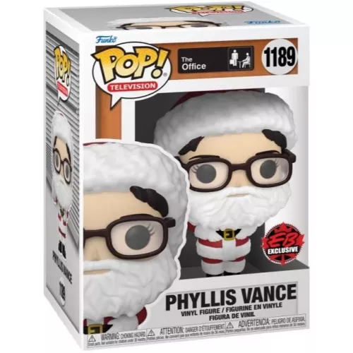 Funko Pop! Phyllis Vance #1189 as Santa The Office Box