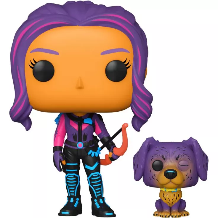 Kate Bishop with Lucky the Pizza Dog