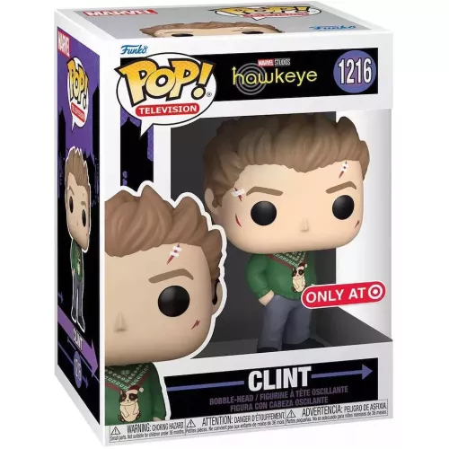 Funko Pop! Clint #1216 Marvel Studios Hawkeye Television Box