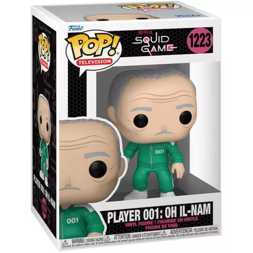 Funko Pop! Player 001: Il-nam #1223 Netflix Squid Game Box