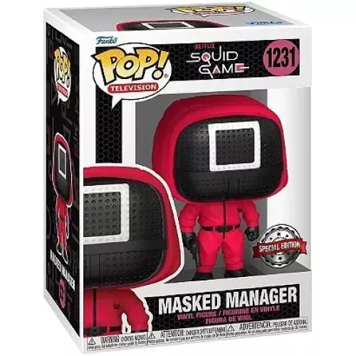 Funko Pop! Masked Manager #1231 Netflix Squid Game Box