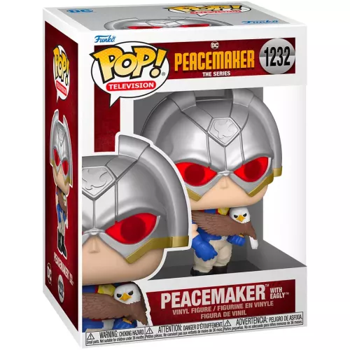 Funko Pop! Peacemaker with Eagly #1232 DC Peacemaker The Series Box
