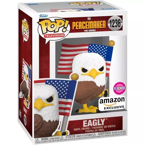 Funko Pop! Eagly #1236 Flocked DC Peacemaker The Series Box