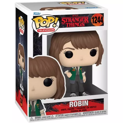 Funko Pop! Robin #1244 Netflix Stranger Things Television Box