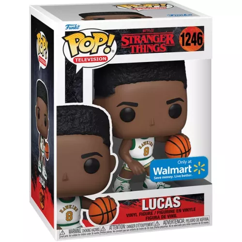 Funko Pop! Lucas #1246 with Basketball Netflix Stranger Things Box