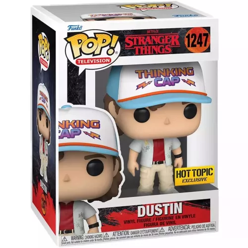 Funko Pop! Dustin #1247 Jacket Netflix Stranger Things Box
