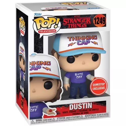 Funko Pop! Dustin #1249 Byte Off Netflix Stranger Things Box