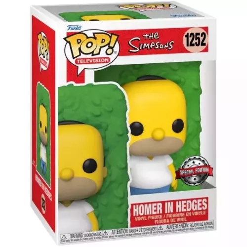 Funko Pop! Homer in Hedges #1252 The Simpsons Television Box