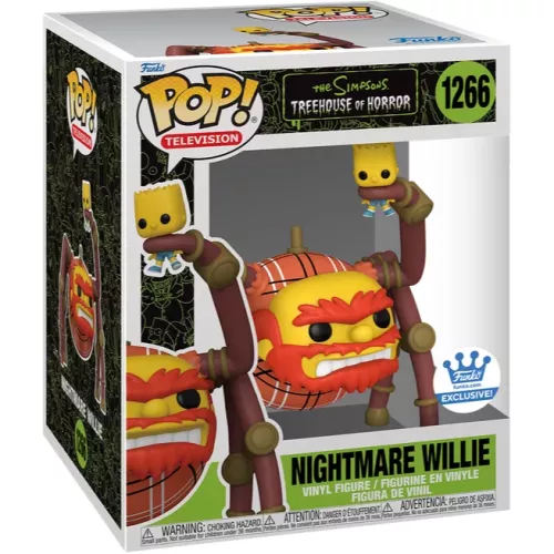 Funko Pop! Nightmare Willie #1266 6 Inch The Simpsons Treehouse of Horror Box