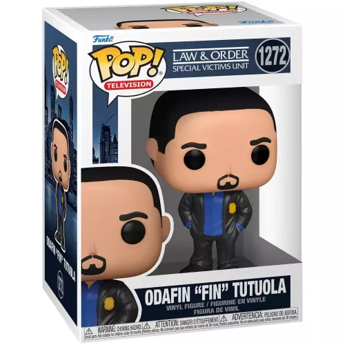 Funko Pop! Odafin "Fin" Tutuola #1272 Law & Order Special Victims Unit Box