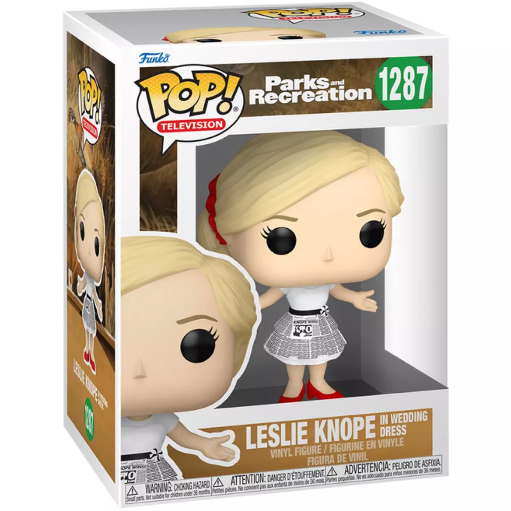 Leslie Knope in Wedding Dress Box