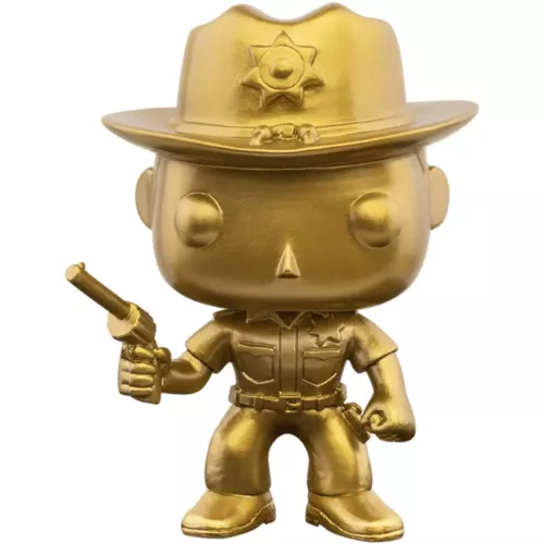 Funko Pop! Rick Grimes #13 Metallic Gold AMC The Walking Dead