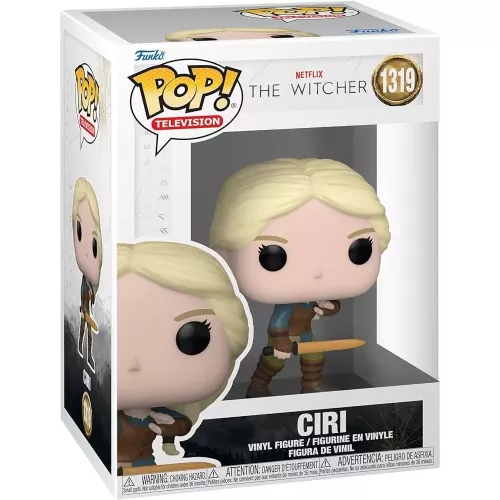 Funko Pop! Ciri #1319 with Sword Netflix The Witcher Box