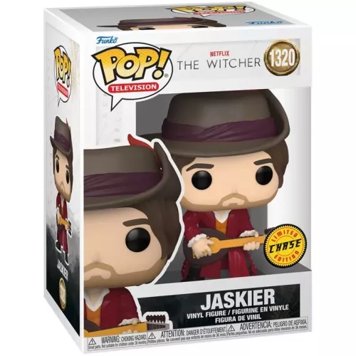 Funko Pop! Jaskier #1320 Hat Chase Netflix The Witcher Box