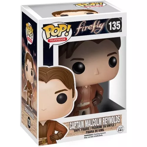 Funko Pop! Captain Malcolm Reynolds #135 Firefly Television Box