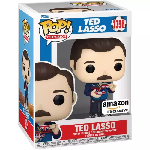 Funko Pop! Ted Lasso #1356 with Teacup Television Vinyl Figure Box