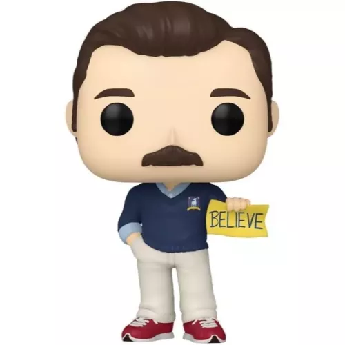 Funko Pop! Ted Lasso #1357 with Believe Sign Television