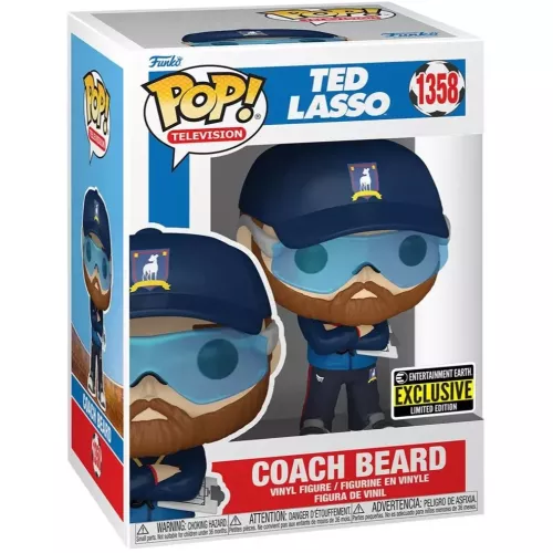 Funko Pop! Coach Beard #1358 Ted Lasso Television Vinyl Figure Box