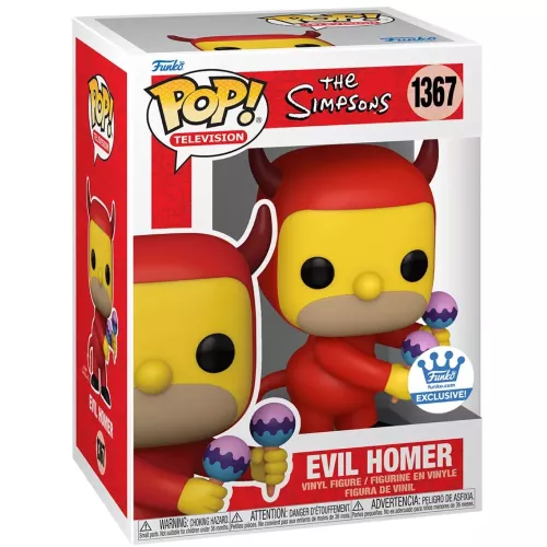 Funko Pop! Evil Homer #1367 with Naracas The Simpsons Box