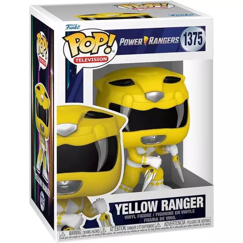 Funko Pop! Yellow Ranger #1375 with Power the Daggers Box