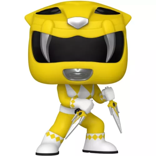 Funko Pop! Yellow Ranger #1375 with Power the Daggers