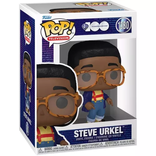 Funko Pop! Steve Urkel #1380 Warner Bros. 100 Celebrating Every Story Box