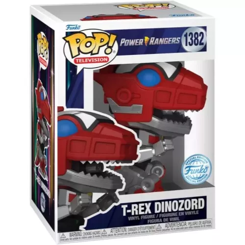 Funko Pop! T-Rex Dinozord #1382 Power Rangers Television Box