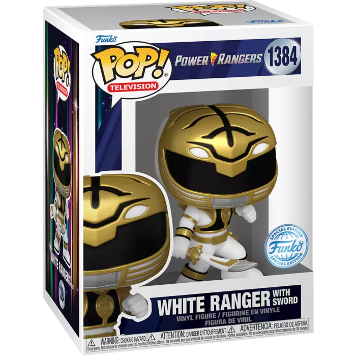 White Ranger with Sword Box