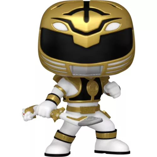 Funko Pop! White Ranger with Sword #1384 Power Rangers