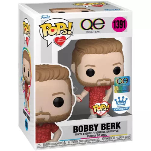 Funko Pop! Bobby Berk #1391 With Purpose QE Queer Eye Box