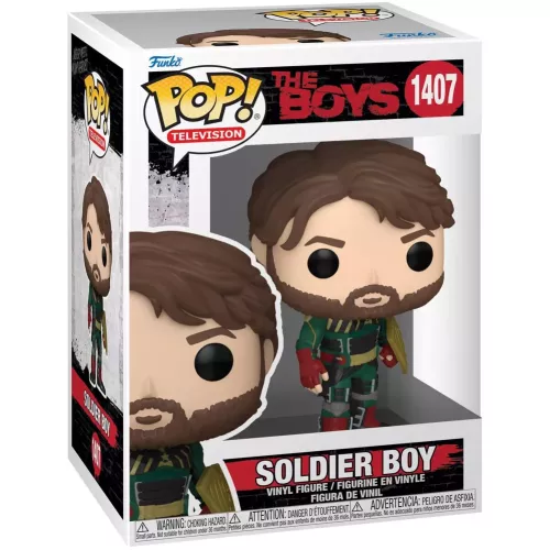 Funko Pop! Soldier Boy #1407 The Boys Television Vinyl Figure Box