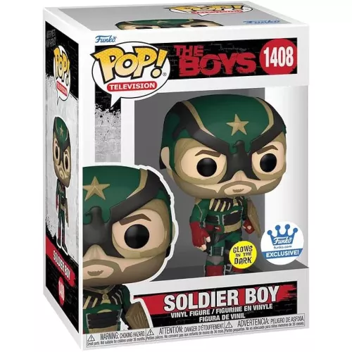 Funko Pop! Soldier Boy #1408 Glows in the Dark The Boys Box